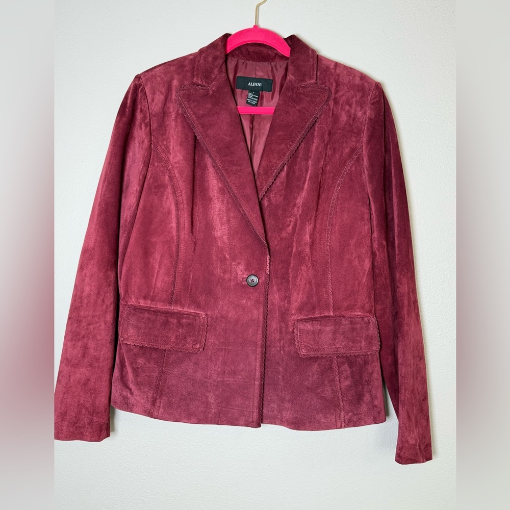 Alfani Rich Burgundy Blazer